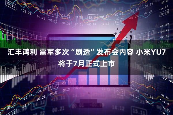 汇丰鸿利 雷军多次“剧透”发布会内容 小米YU7将于7月正式上市