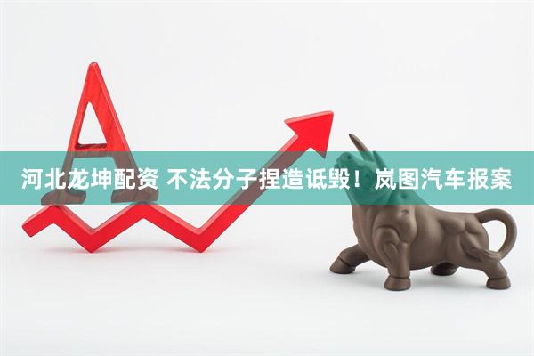 河北龙坤配资 不法分子捏造诋毁！岚图汽车报案